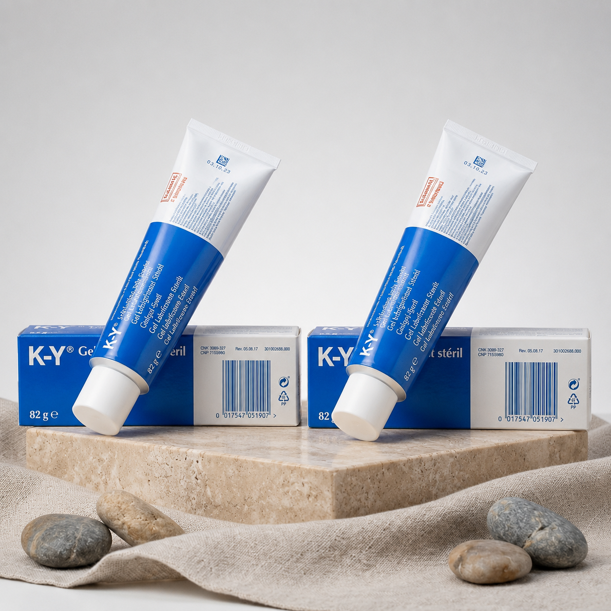 K-Y Jelly 82g Sterile Tube | Water-Based Personal Lubricant Pack of 3