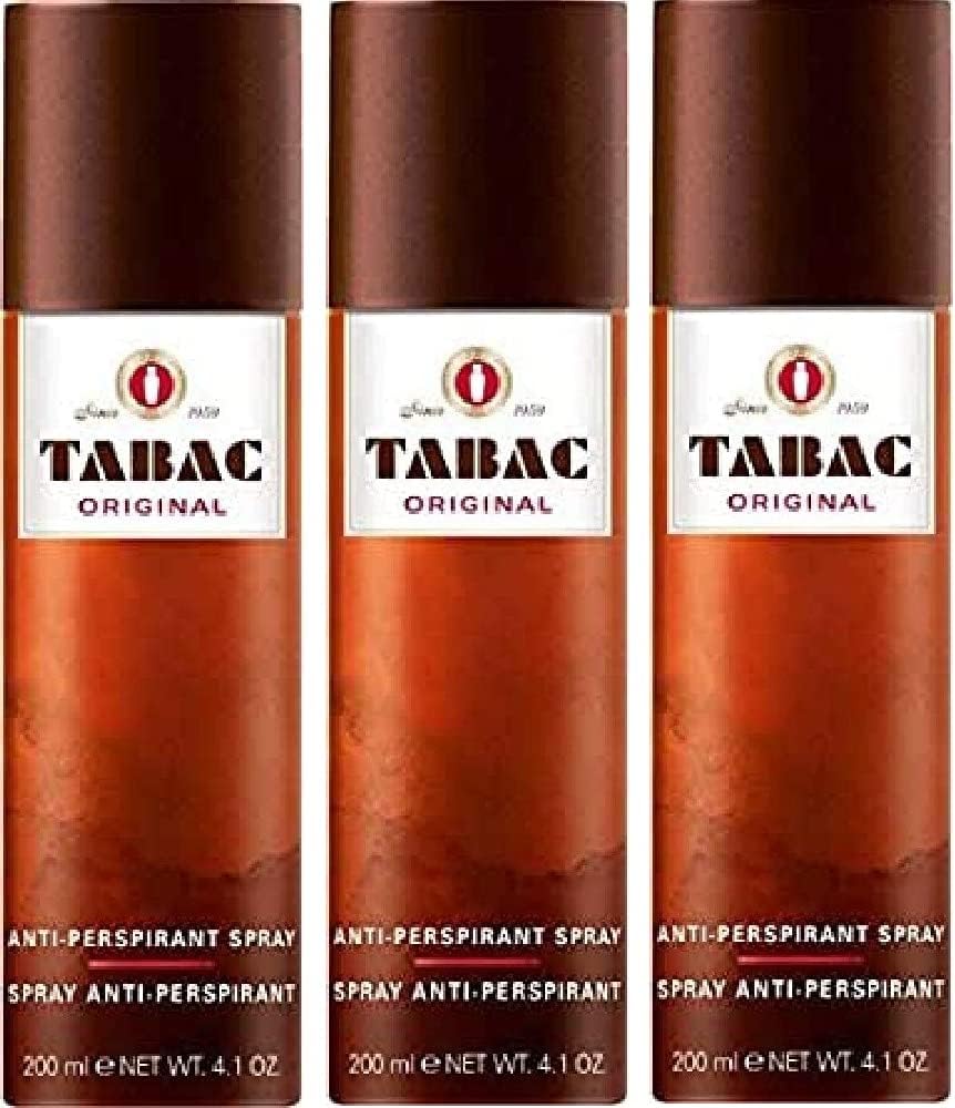 Tabac Original Anti-Perspirant Spray for Men 200ml - Long-Lasting Odour Protection with Classic Scent