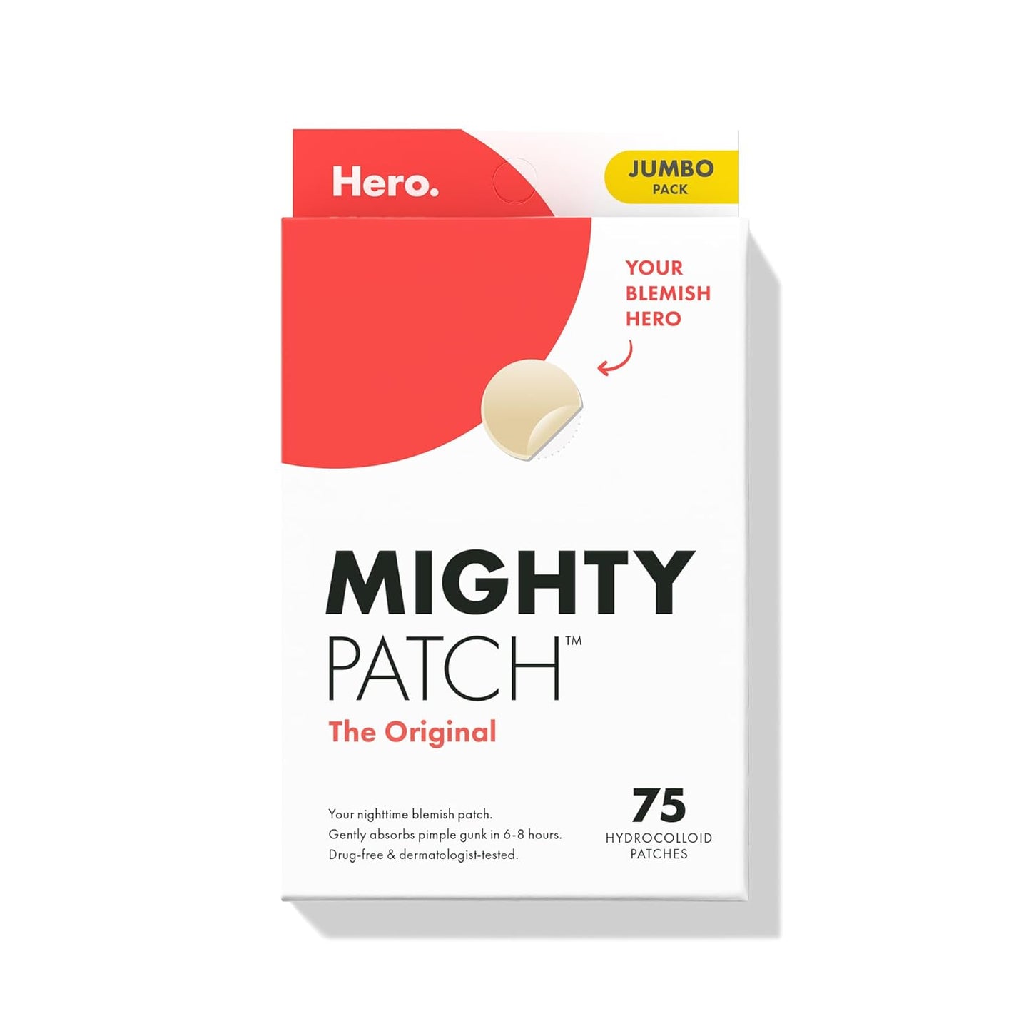 Hero Cosmetics Mighty Patch Surface - XL Patches for Large Blemishes (10 Patches)
