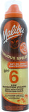 Malibu Sun SPF 6 Continuous Dry Oil Spray for Tanning with Shea Butter Extract, Low Protection, Water Resistant, 175ml