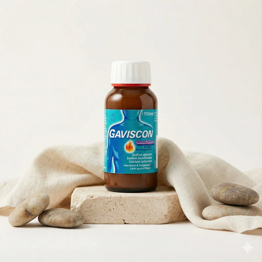 Gaviscon Original Aniseed Liquid (150ml) - Fast Heartburn & Indigestion Relief