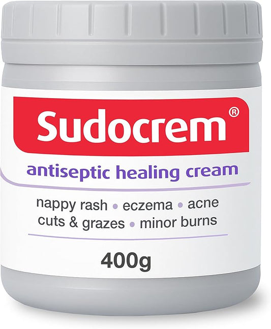 Sudocrem Antiseptic Healing Cream (400g) - For Nappy Rash, Eczema & Cuts