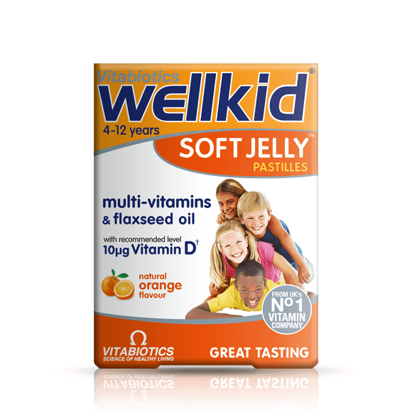 Vitabiotics Wellkid Soft Jelly Orange (30 Pastilles)