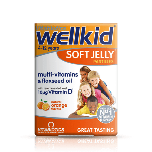 Vitabiotics Wellkid Soft Jelly Orange (30 Pastilles) - 15-30 Day Supply