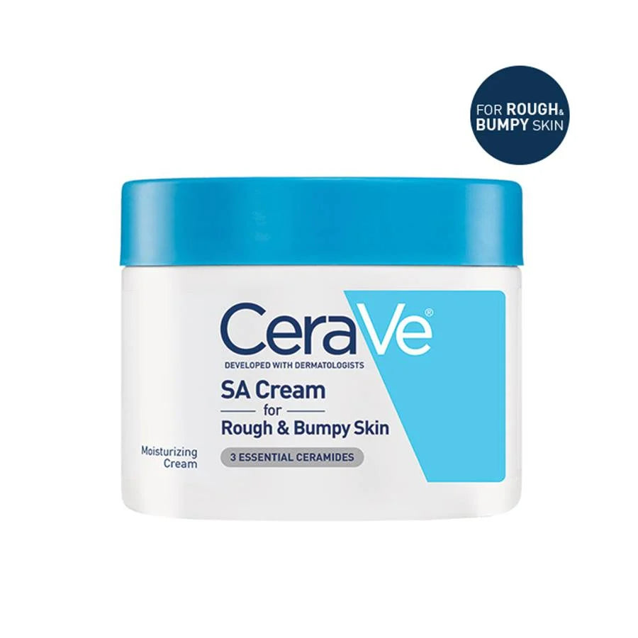 CeraVe SA Smoothing Cream Moisturiser with Salicylic Acid and 3 Essential Ceramides for Dry, Rough & Bumpy Skin 340g