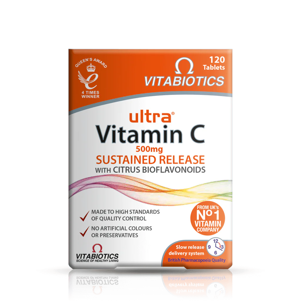 Vitamin C Tablets with Bioflavonoids - 120 Tablets
