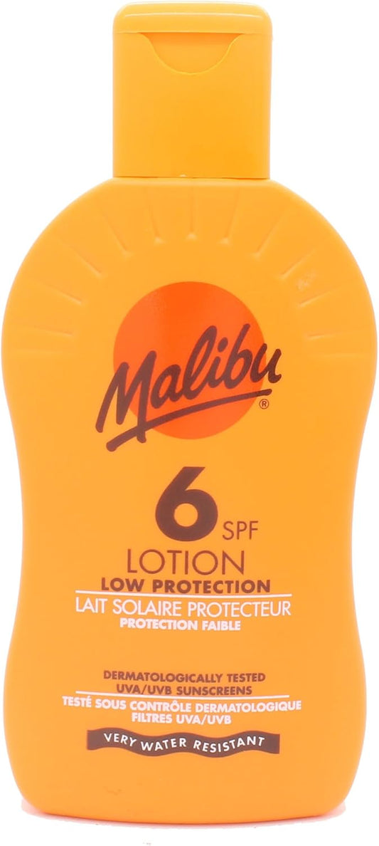 Malibu Protective Sun Lotion with SPF6 200 ml
