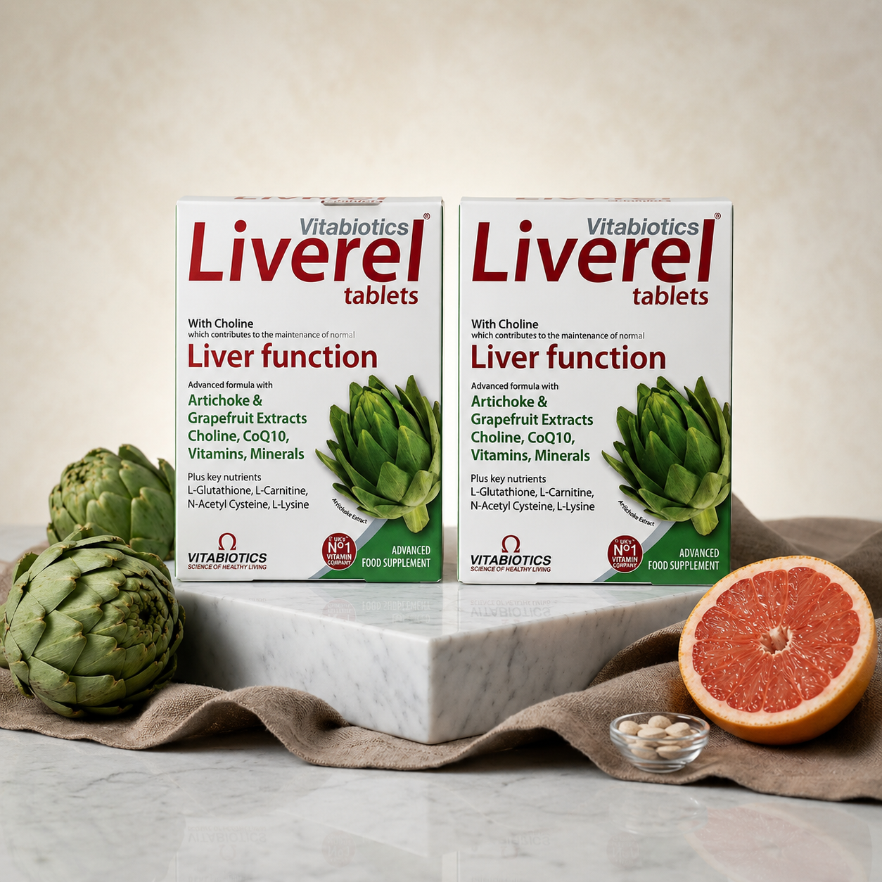 Vitabiotics Liverel 60 Tablets | Liver Support Supplement UK