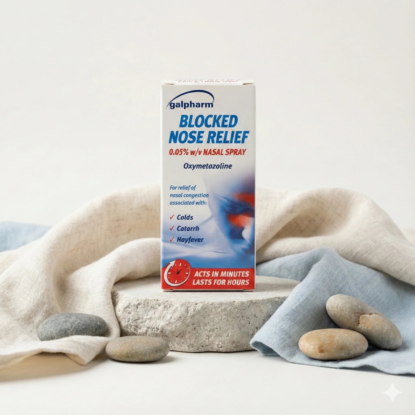 Galpharm Nasal Decongestant Spray (15ml) - Fast Relief for Blocked Noses