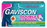 Gaviscon Double Action Chewable Tablets (12 Pack) - Fast Heartburn & Indigestion Relief