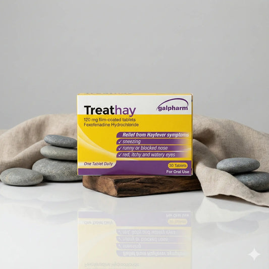 Treathay Hay Fever & Allergy Relief 120mg Tablets (30 Pack) - Non-Drowsy
