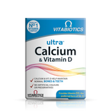 Vitabiotics Ultra Calcium & Vitamin D Tablets (30 Pack) - Bone & Teeth Support