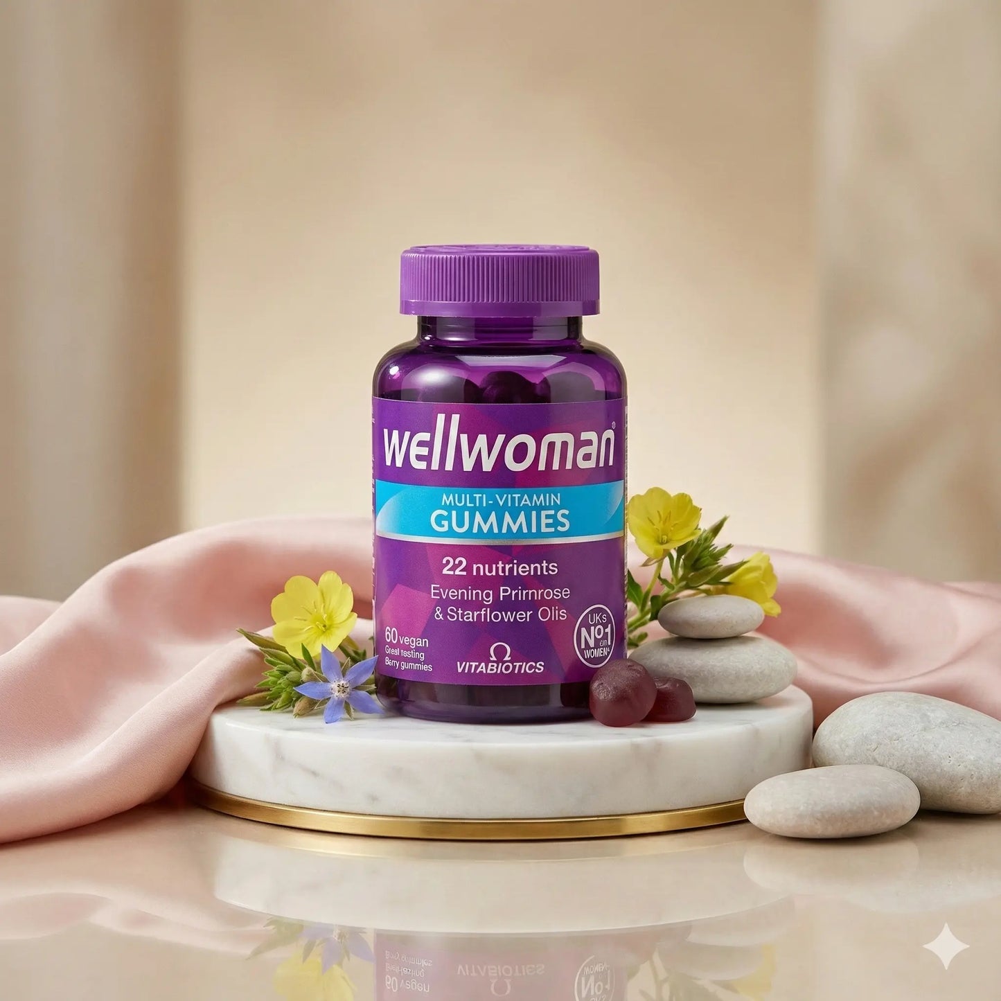 Vitabiotics Wellwoman Multi-Vitamin Gummies (60 Pack)