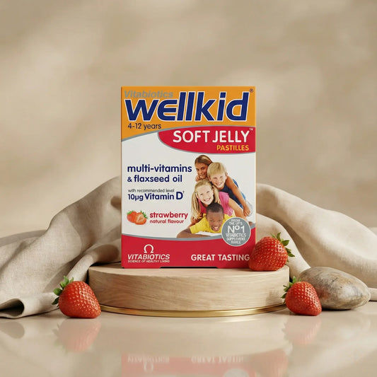 Vitabiotics Wellkid Soft Jelly Strawberry (30 Pastilles)