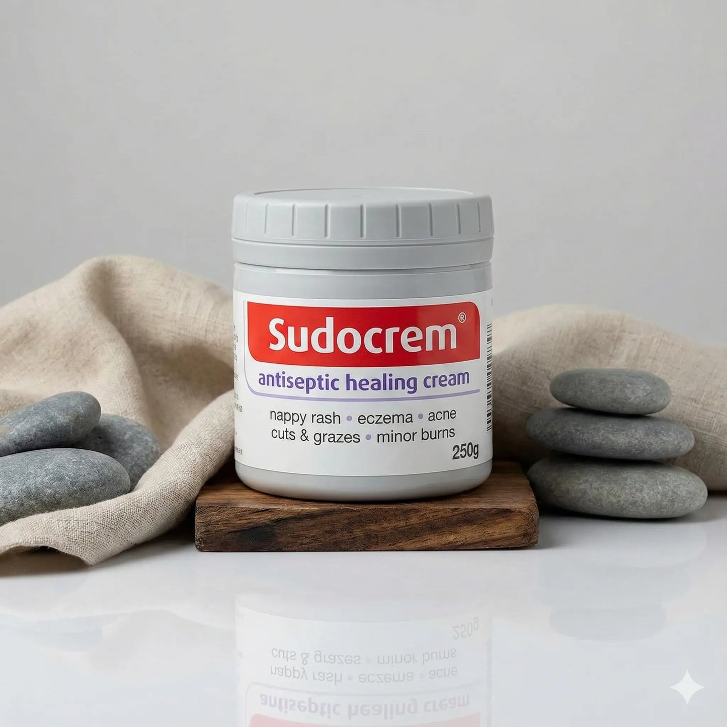 Sudocrem Antiseptic Healing Cream (250g) - For Nappy Rash, Eczema & Cuts